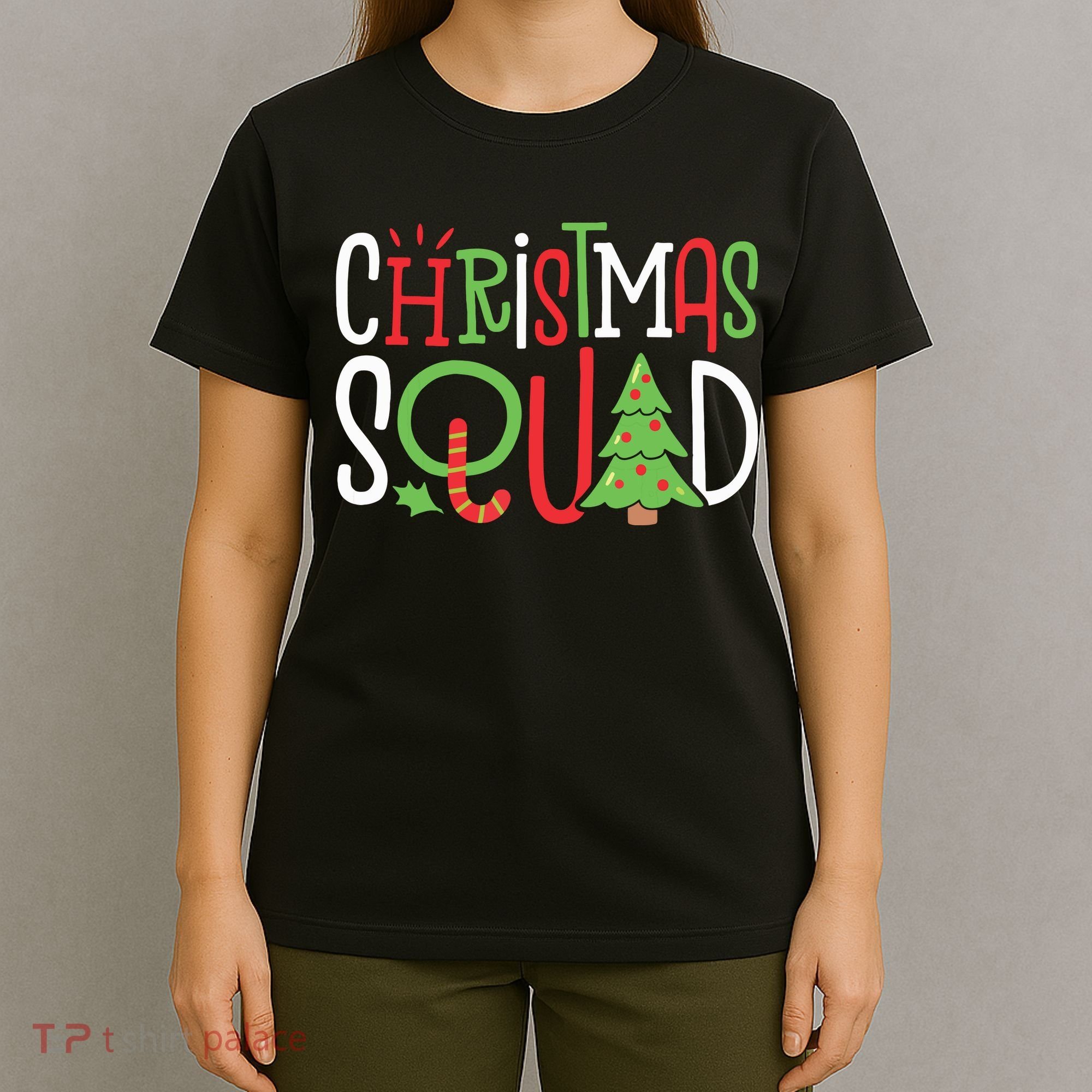 Christmas Squad Funny Xmas Tree Family Matching Pajamas Boy T-Shirt