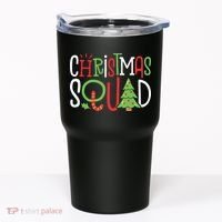 Christmas Squad Funny Xmas Tree Family Matching Pajamas Boy Tumbler thumb 0