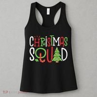 Christmas Squad Funny Xmas Tree Family Matching Pajamas Boy Women's Tank Top thumb 3