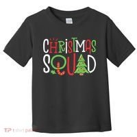 Christmas Squad Funny Xmas Tree Family Matching Pajamas Boy Toddler T-Shirt thumb 0