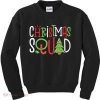 Christmas Squad Funny Xmas Tree Family Matching Pajamas Boy Kids Sweatshirt thumb 0