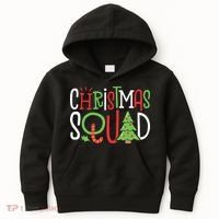 Christmas Squad Funny Xmas Tree Family Matching Pajamas Boy Kids Hoodie thumb 0