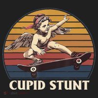 Cupid Stunt Funny Sarcastic Offensive Humor Embarrassing Women's Sweatshirt thumb 2