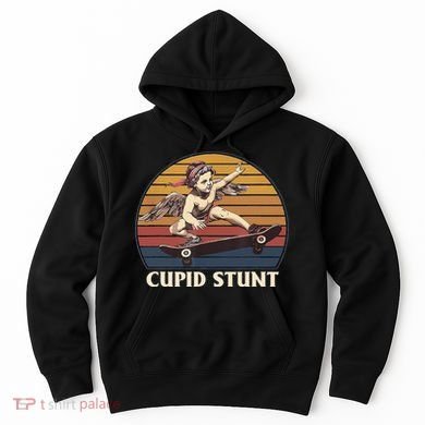 Cupid Stunt Funny Sarcastic Offensive Humor Embarrassing Hoodie