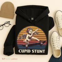 Cupid Stunt Funny Sarcastic Offensive Humor Embarrassing Hoodie thumb 4