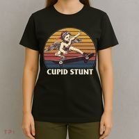 Cupid Stunt Funny Sarcastic Offensive Humor Embarrassing T-Shirt thumb 4