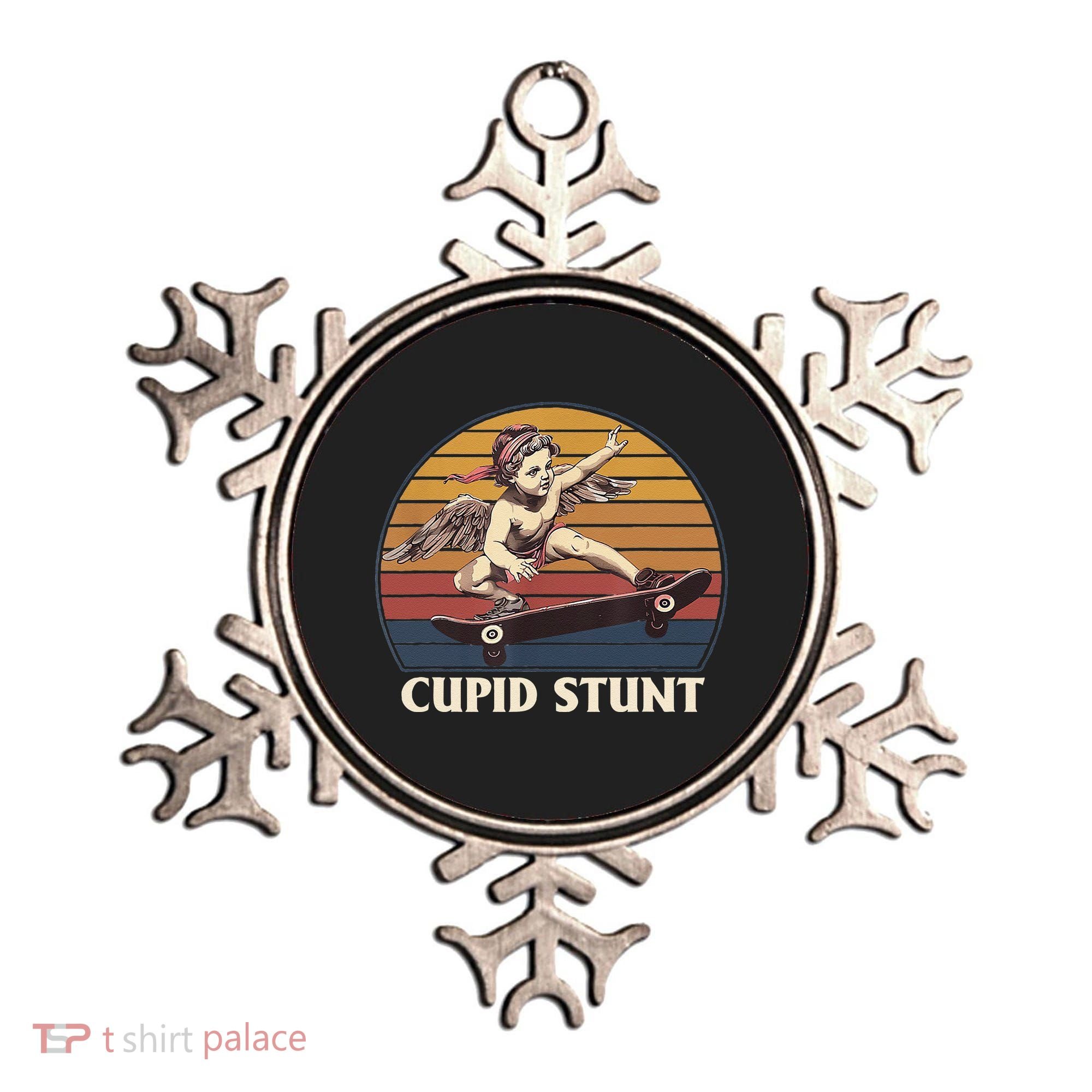 Cupid Stunt Funny Sarcastic Offensive Humor Embarrassing Ornament