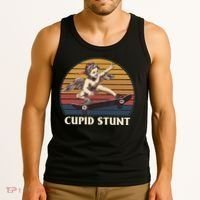 Cupid Stunt Funny Sarcastic Offensive Humor Embarrassing Tank Top thumb 3