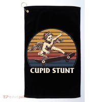Cupid Stunt Funny Sarcastic Offensive Humor Embarrassing Golf Towel thumb 0