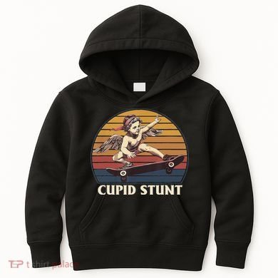 Cupid Stunt Funny Sarcastic Offensive Humor Embarrassing Kids Hoodie