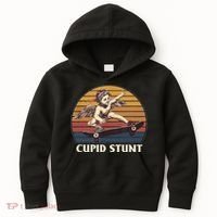 Cupid Stunt Funny Sarcastic Offensive Humor Embarrassing Kids Hoodie thumb 0