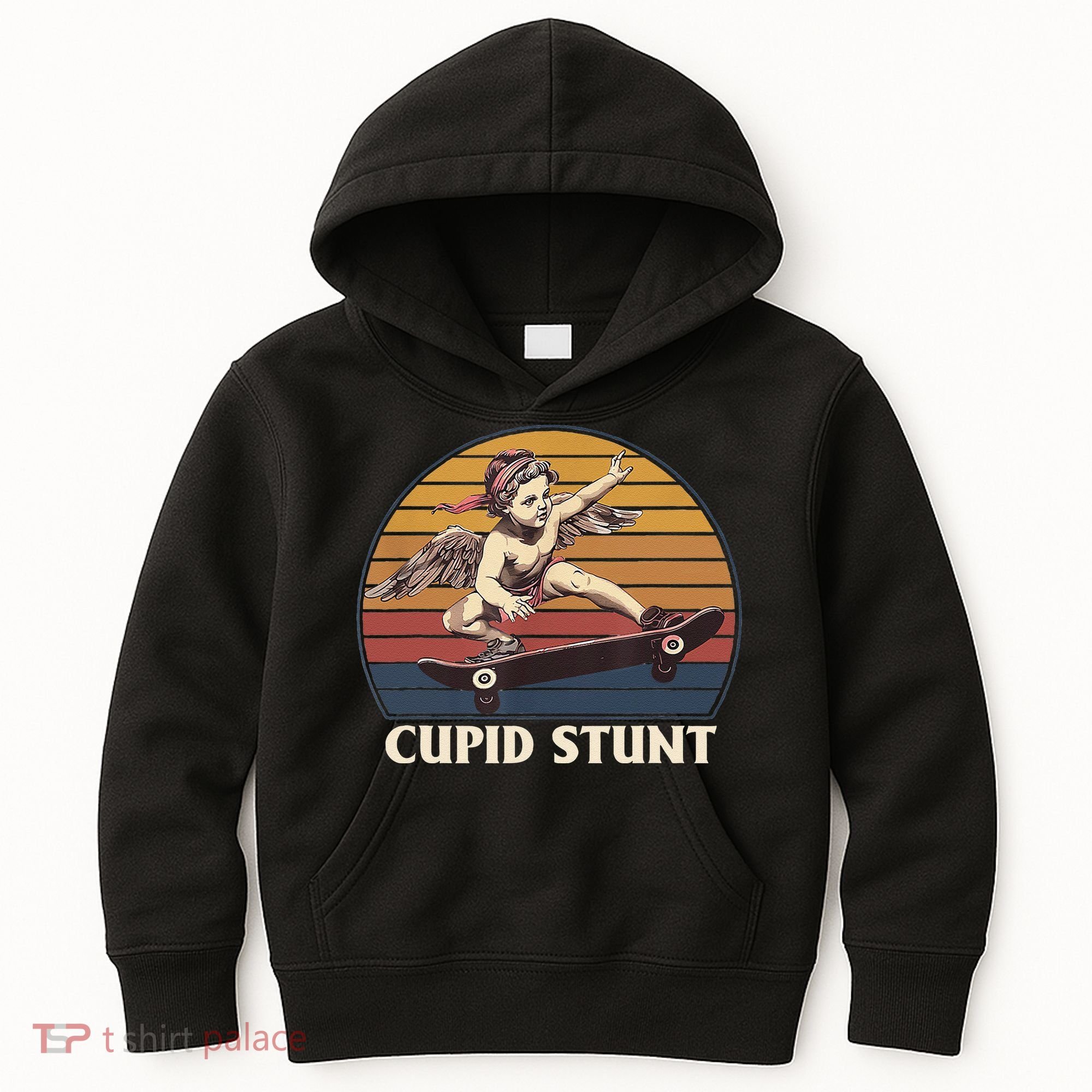 Cupid Stunt Funny Sarcastic Offensive Humor Embarrassing Kids Hoodie