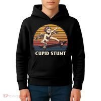 Cupid Stunt Funny Sarcastic Offensive Humor Embarrassing Kids Hoodie thumb 4