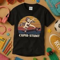 Cupid Stunt Funny Sarcastic Offensive Humor Embarrassing Kids T-Shirt thumb 3