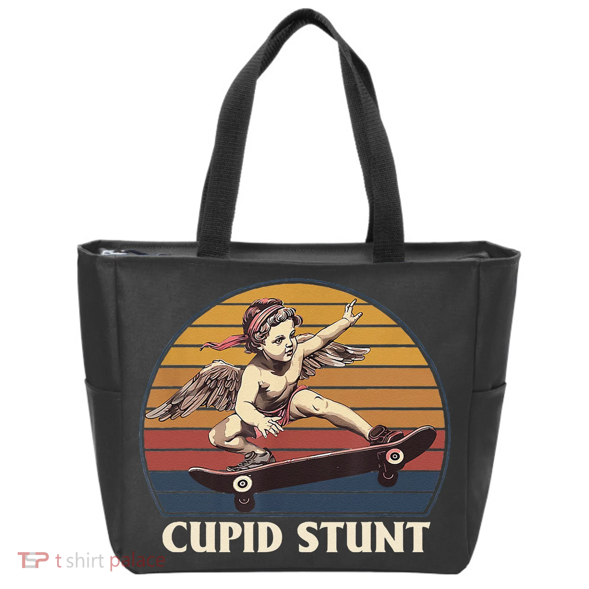 Cupid Stunt Funny Sarcastic Offensive Humor Embarrassing Tote Bag