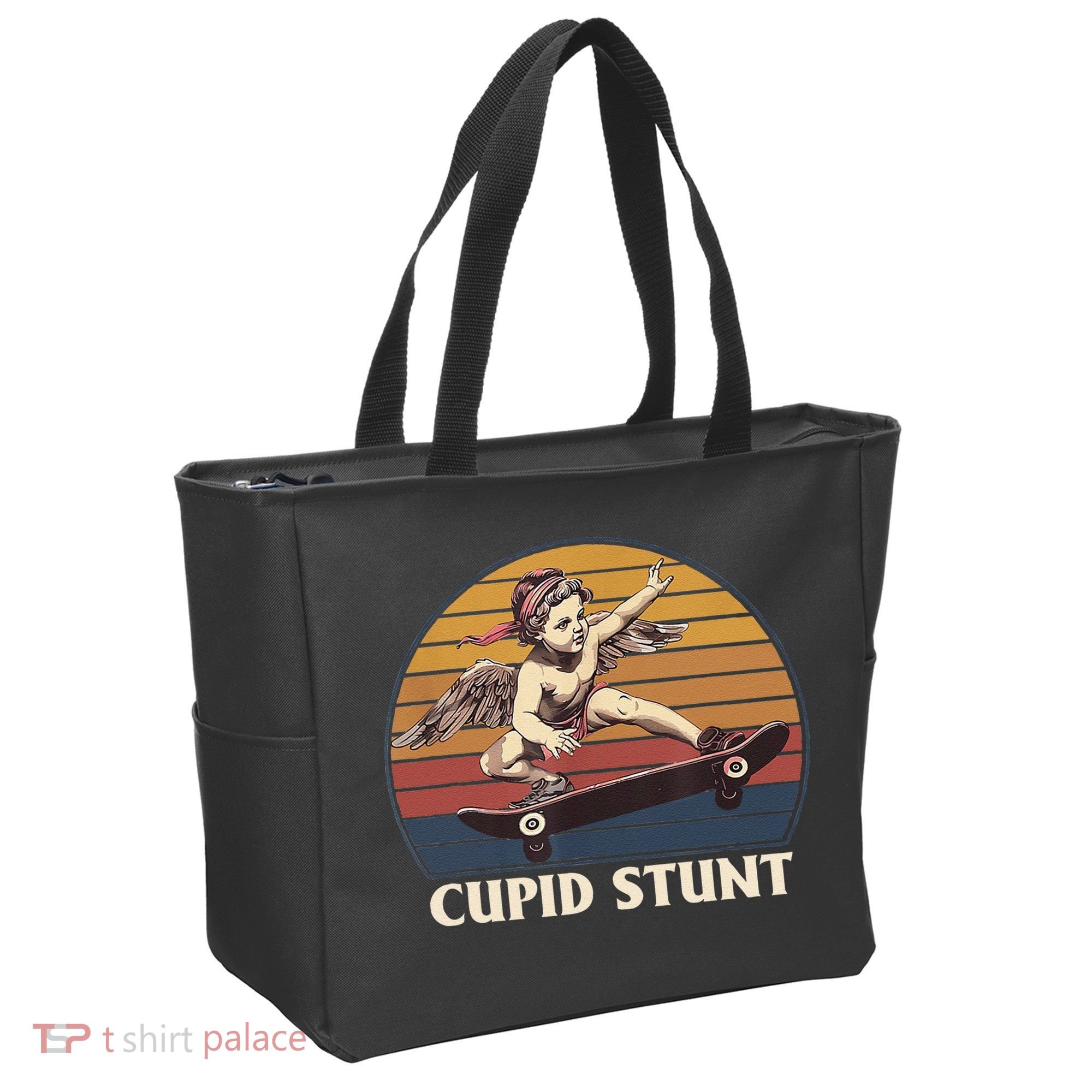 Cupid Stunt Funny Sarcastic Offensive Humor Embarrassing Tote Bag