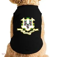 Connecticut State Flag Doggie Tank thumb 0