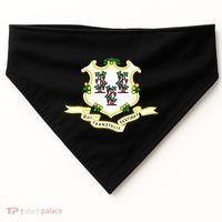 Connecticut State Flag USA-Made Doggie Bandana thumb 0