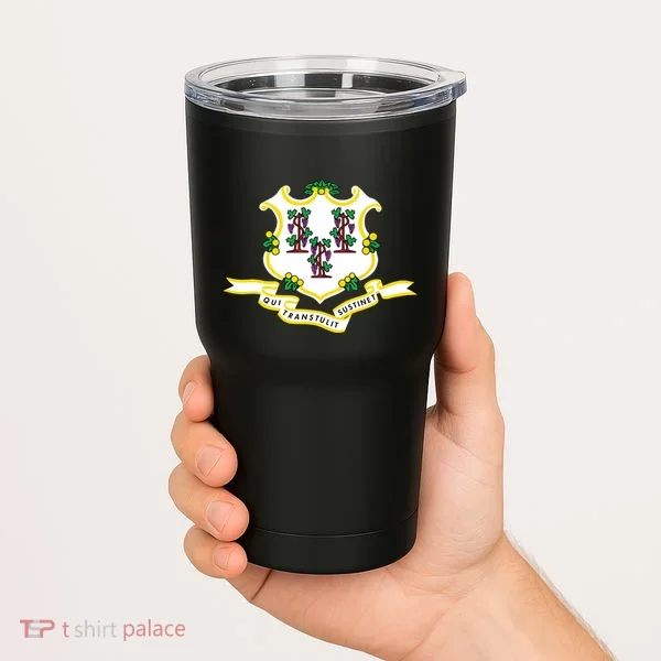 Connecticut State Flag Tumbler