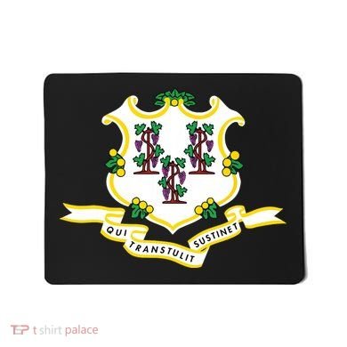 Connecticut State Flag Mousepad