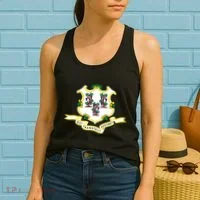 Connecticut State Flag Women's Tank Top thumb 2