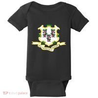 Connecticut State Flag Baby Bodysuit thumb 0