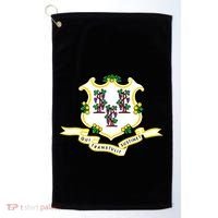 Connecticut State Flag Golf Towel thumb 0
