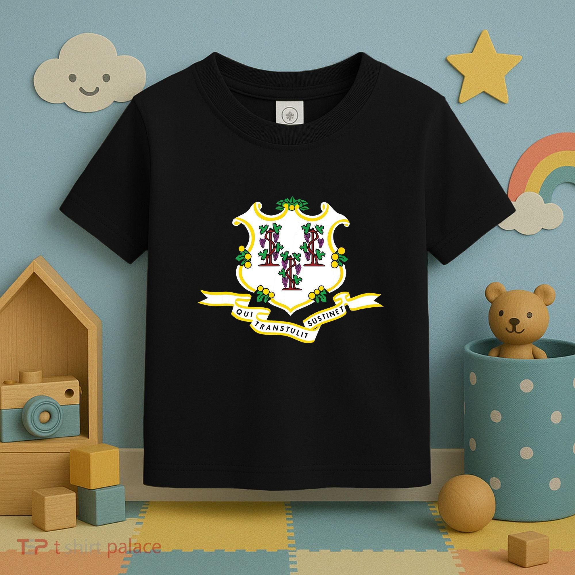 Connecticut State Flag Toddler T-Shirt