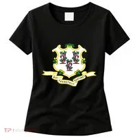 Connecticut State Flag Women's T-Shirt thumb 0