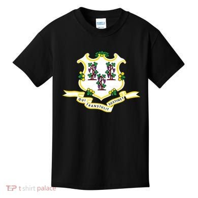 Connecticut State Flag Kids T-Shirt