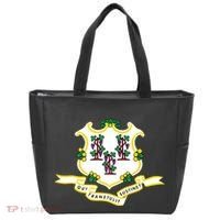Connecticut State Flag Tote Bag thumb 0