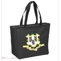 Connecticut State Flag Tote Bag thumb 2