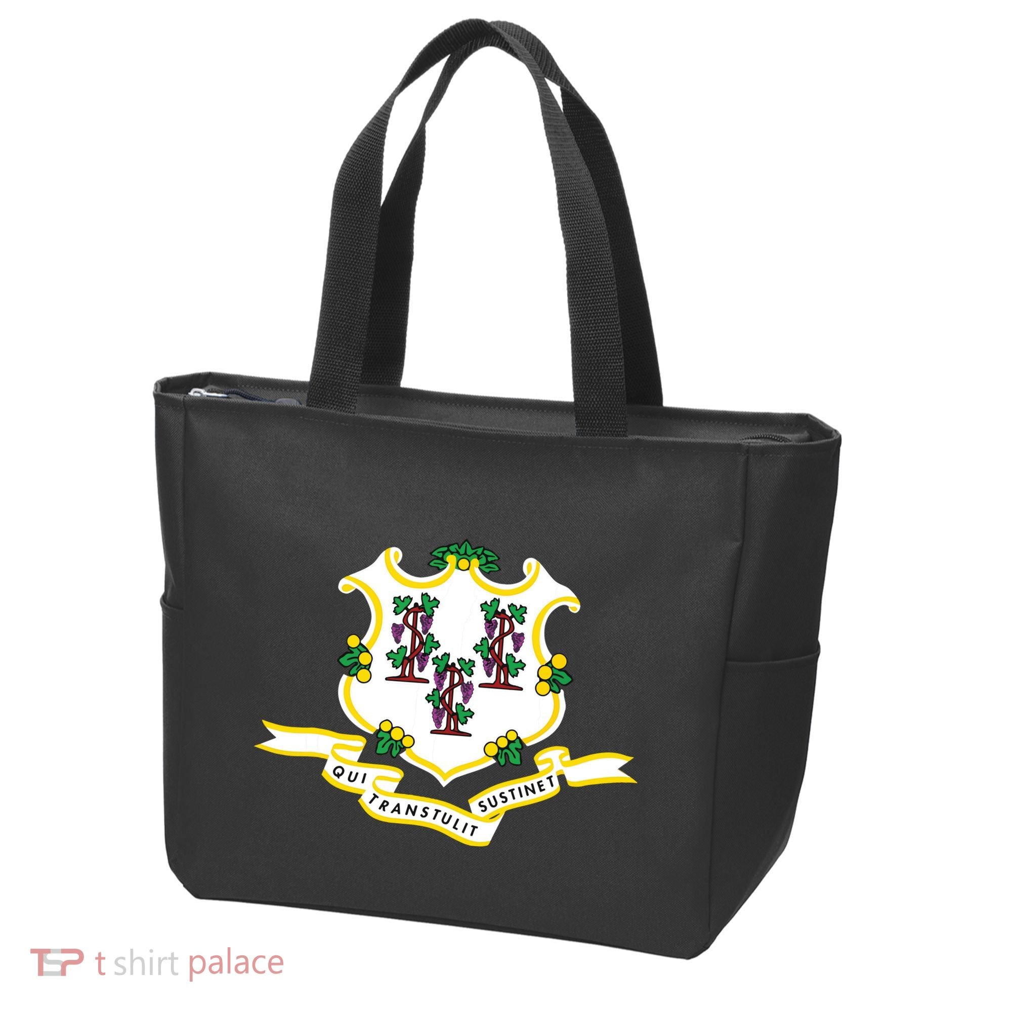 Connecticut State Flag Tote Bag
