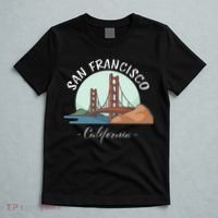 California San Francisco Gift Golden Gate Bridge Souvenir T-Shirt thumb 5