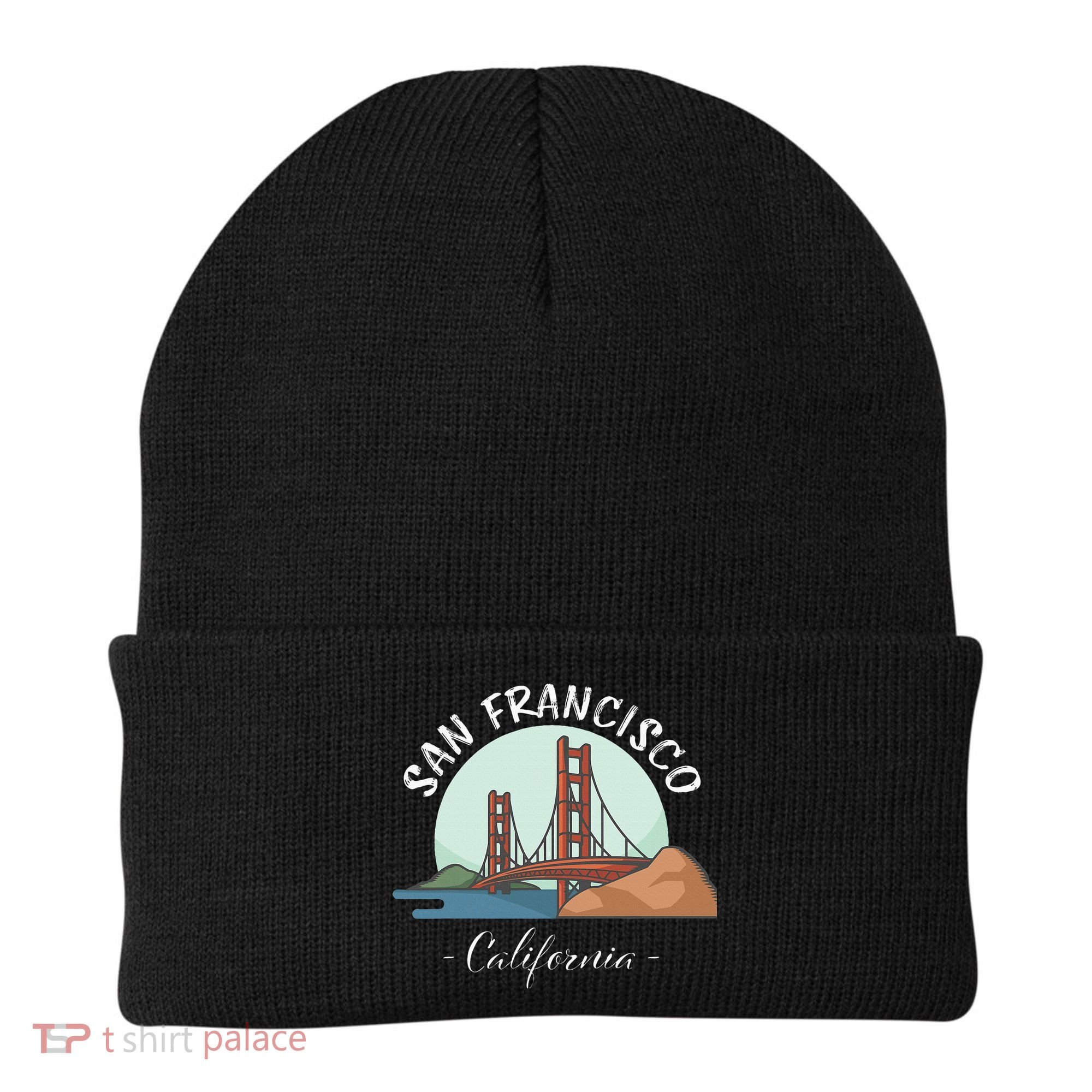 California San Francisco Gift Golden Gate Bridge Souvenir Beanie