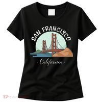 California San Francisco Gift Golden Gate Bridge Souvenir Women's T-Shirt thumb 0