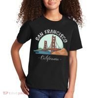 California San Francisco Gift Golden Gate Bridge Souvenir Kids T-Shirt thumb 2
