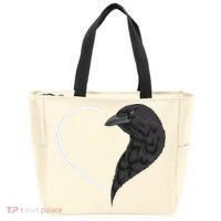 Crow S For Women Heart Cute Crow Tote Bag thumb 0