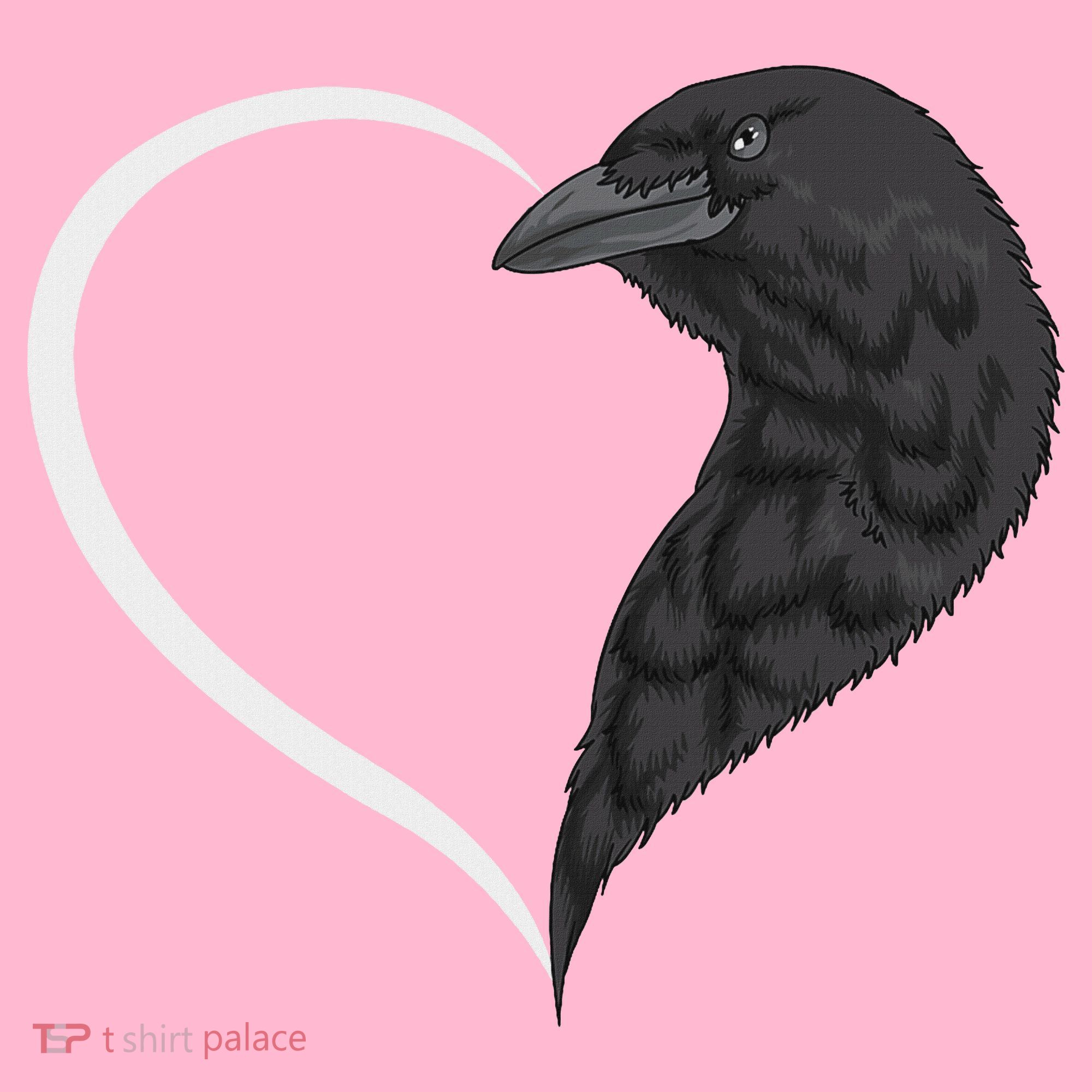 Crow S For Women Heart Cute Crow Coaster