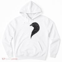 Crow S For Women Heart Cute Crow Hoodie thumb 0