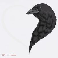 Crow S For Women Heart Cute Crow Hoodie thumb 7