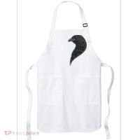 Crow S For Women Heart Cute Crow Apron thumb 0