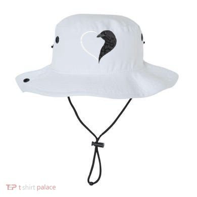 Crow S For Women Heart Cute Crow Bucket Hat