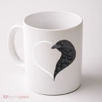 Crow S For Women Heart Cute Crow Coffee Mug thumb 0