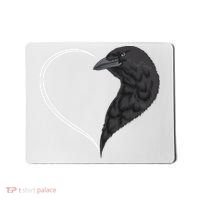 Crow S For Women Heart Cute Crow Mousepad thumb 0