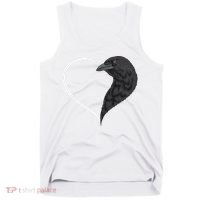Crow S For Women Heart Cute Crow Tank Top thumb 0