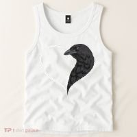 Crow S For Women Heart Cute Crow Tank Top thumb 2