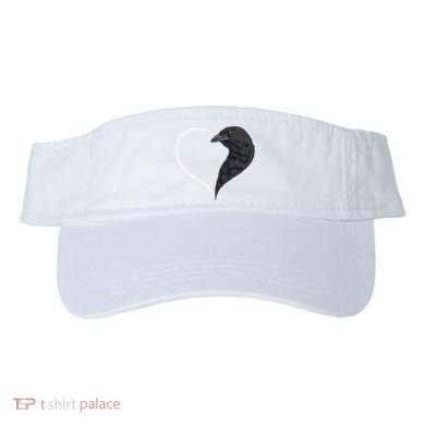 Crow S For Women Heart Cute Crow Visor