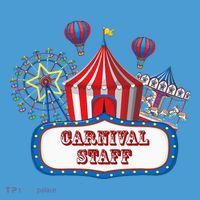 Carnival Staff For Circus Event Staff & Ringmaster Lover Tie Dye Hoodie thumb 2