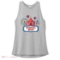Carnival Staff For Circus Event Staff & Ringmaster Lover Ladies PosiCharge Tri-Blend Wicking Tank thumb 0